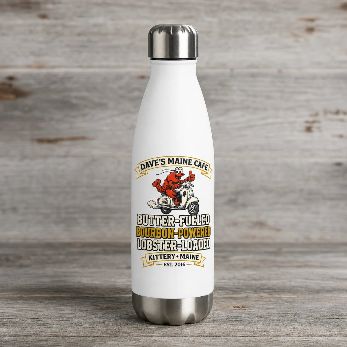 Butter-Fueled Bourbon-Powered product mockup
